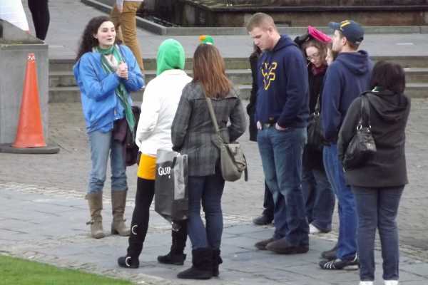 Pat Liddy's Walking Tours of Dublin 5. Student Group Walk