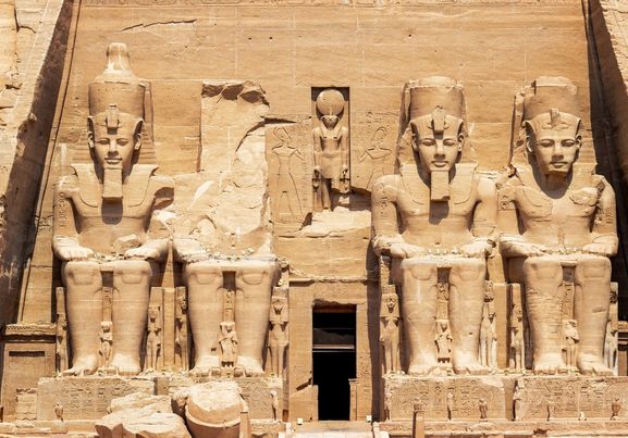 Iconic Abu Simbel Temple in Egypt's Aswan Governorate