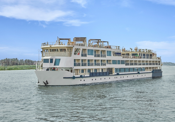 cleopatra nile cruise in the nile river luxor to aswan in egypt