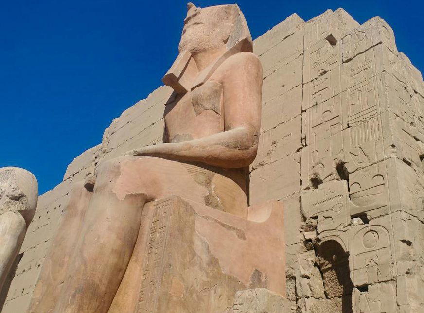 Luxor Temple Ancient Egyptian Statue-luxor-egypt