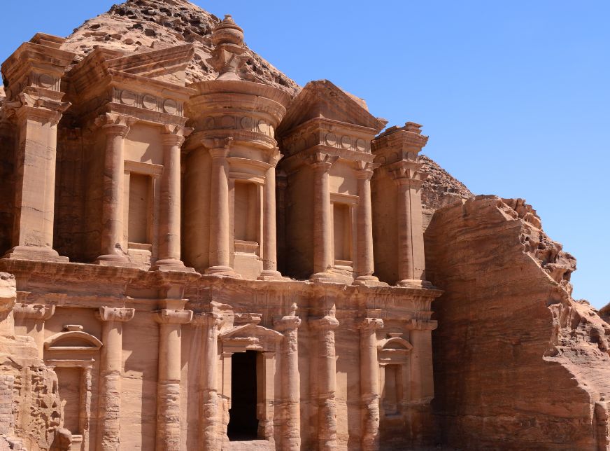 Petra-Jordan craved temple