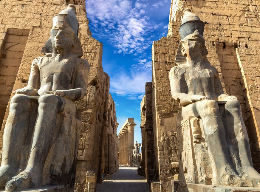 Luxor Temple in asunny day- Luxor- Egypt