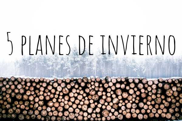  5 planes de invierno