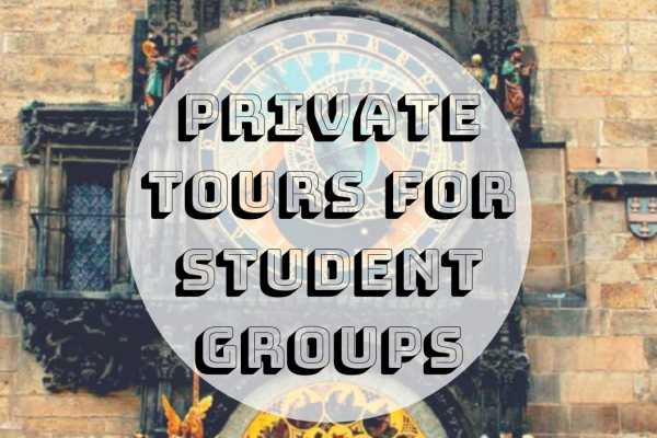  Private tours for student groups