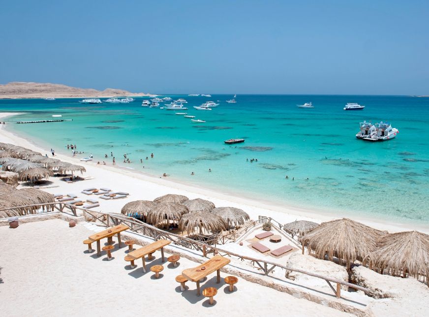 summer in lovely hurghada beach -red ses -egypt