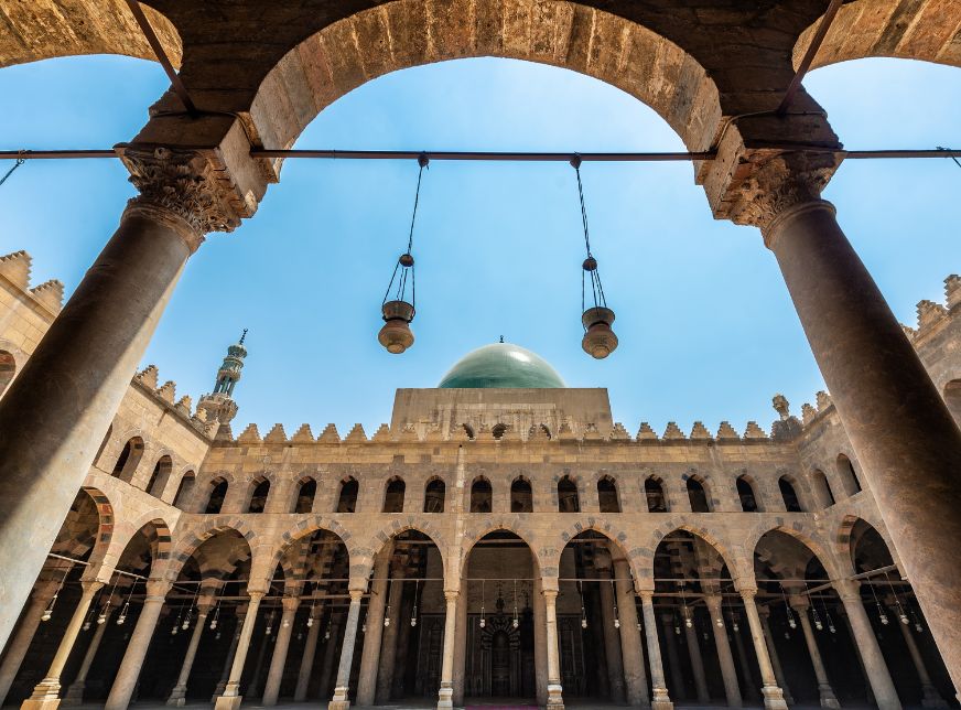 Citadel of Saladin muhammed ali Mosque at old cairo -egypt