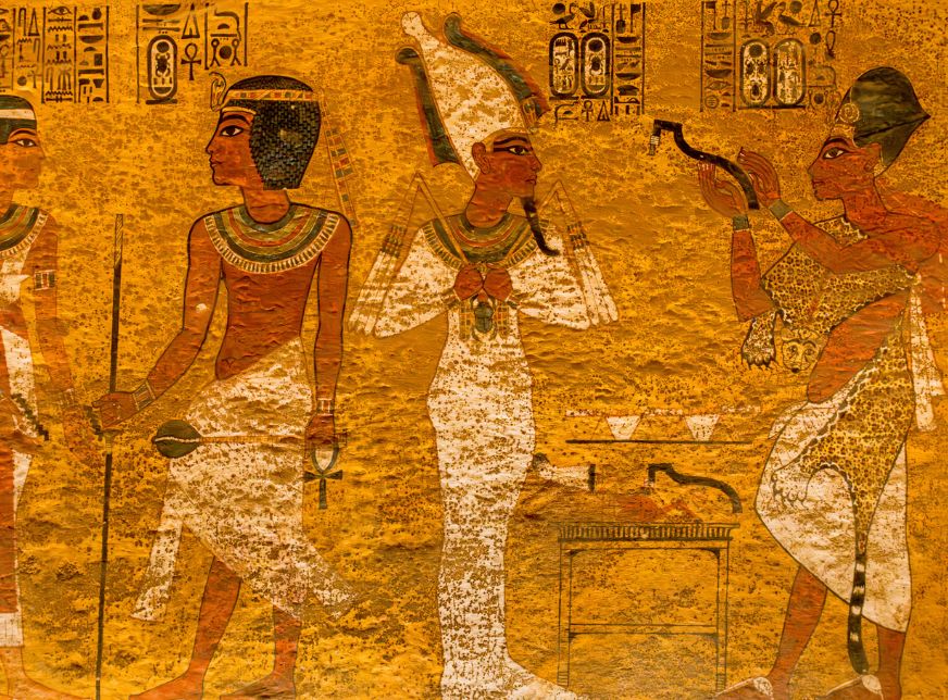 Valley of the Kings - Pharaonic inscription-luxor Egypt