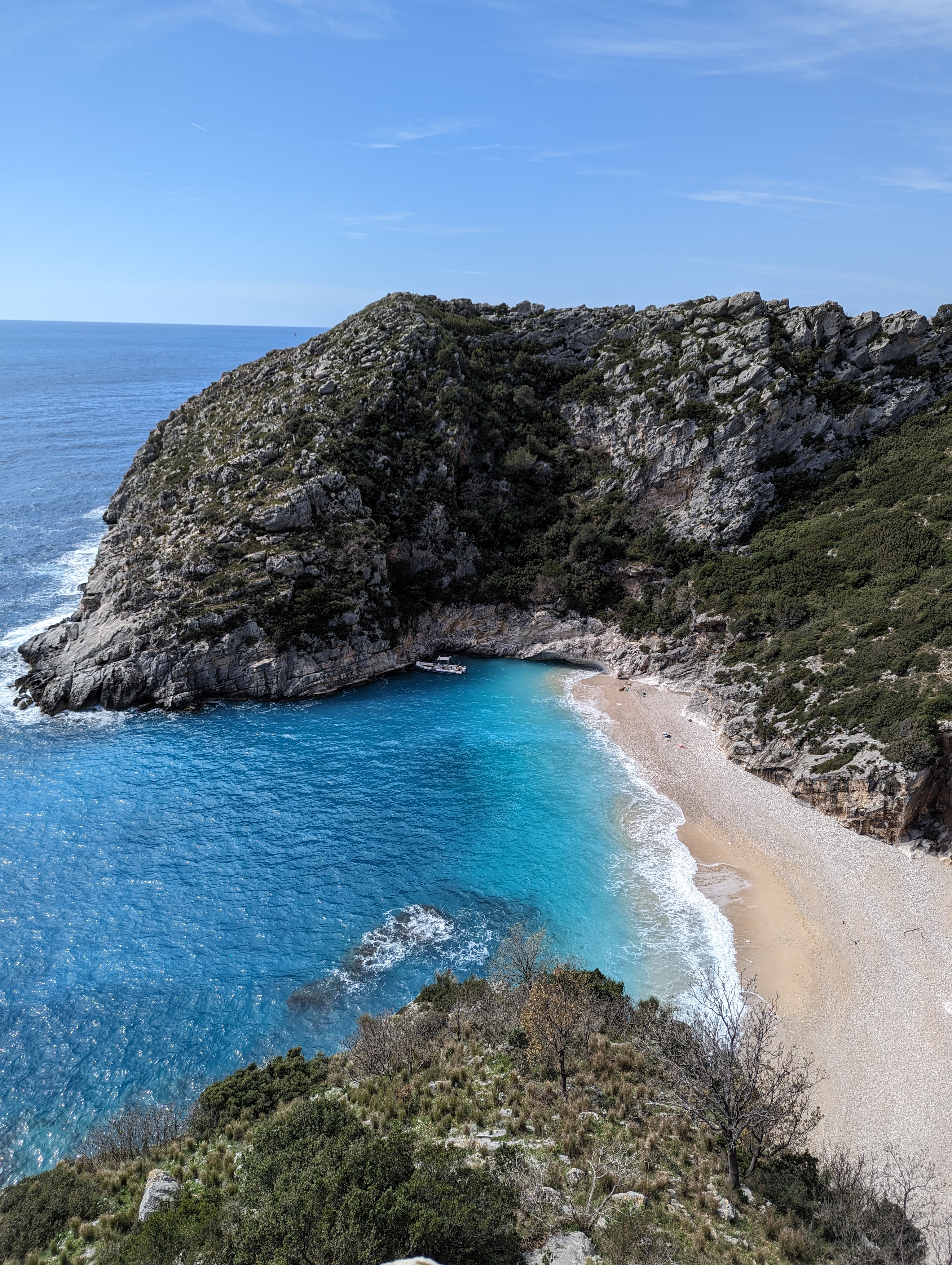 Full day private boat to Grama Bay Smugglers Canyon Blue Cave
